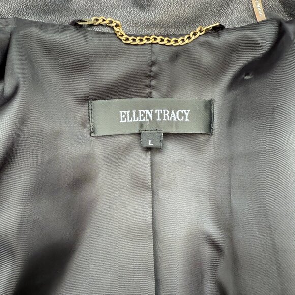 Ellen Tracy Lambskin Jacket Large Excellent condition - Picture 6 of 8